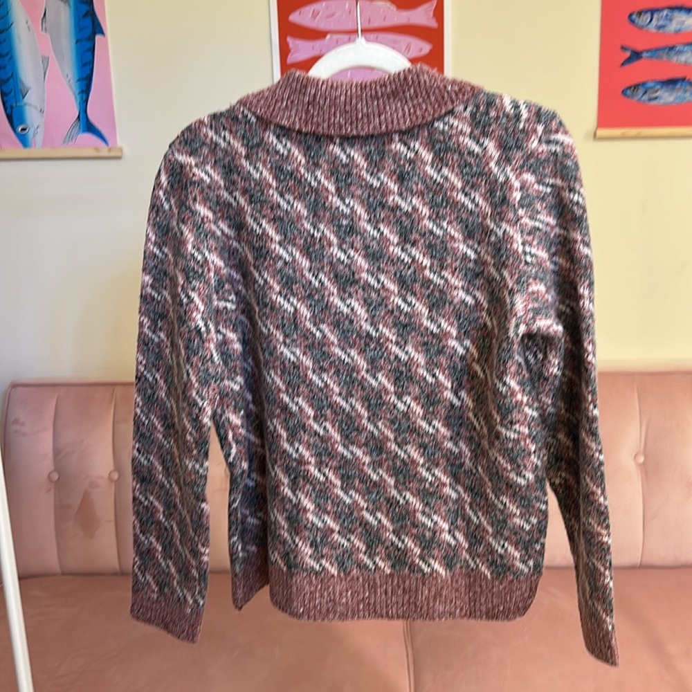 🍁 💠 NWT Hidden Houndstooth Cardigan - Picture 2 of 8